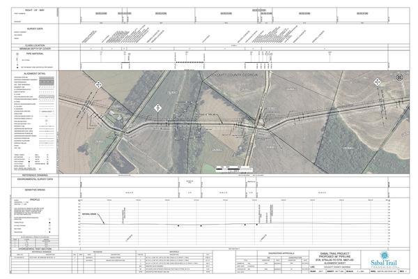 1657-PL-DG-70197-187, STA. 9754+00 TO STA. 9807+00, MP 184.73, MP 185, MP 185.74, PIPELINE FACILITY, Rancho Taylor Road, Funston Road, SALE CITY ROAD, PIPELINE (3' COV.), COLQUITT COUNTY, GEORGIA, 31.256774, -83.977142