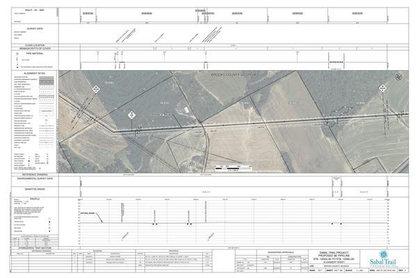 1657-PL-DG-70197-230, STA. 12029+00 TO STA. 12082+00, MP 227.82, MP 228, MP 228.83, PIPELINE (4.1' COV.), 12050+70 CL REEDY CREEK ROAD, BROOKS COUNTY, GEORGIA, 30.826845, -83.495318