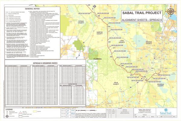 Spread 6: Sumter to Osceola Co., FL including Hunters Creek Pipeline