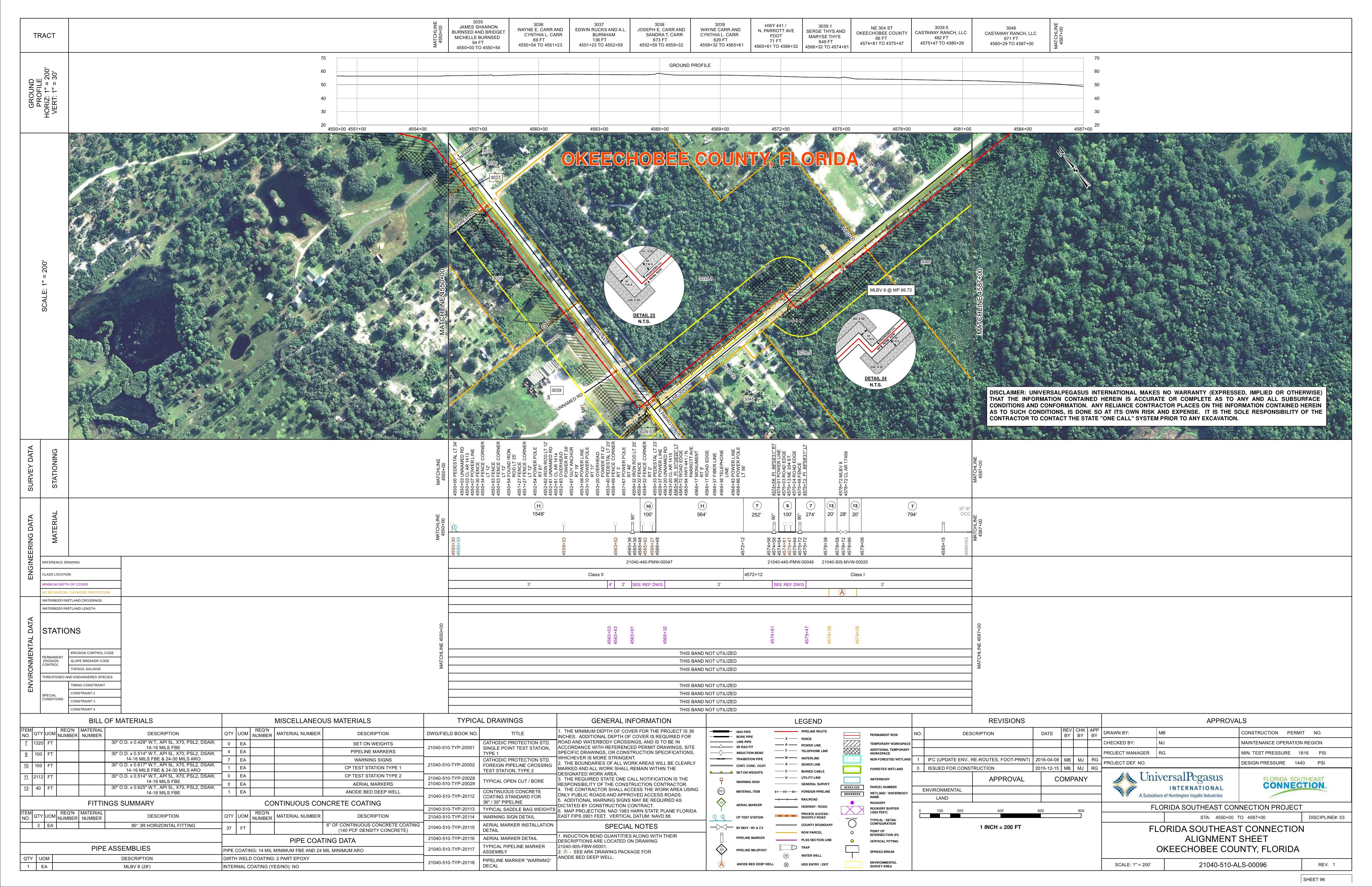 21040-510-ALS-00096 STA: 4550+00 TO 4587+00, OKEECHOBEE COUNTY, FLORIDA