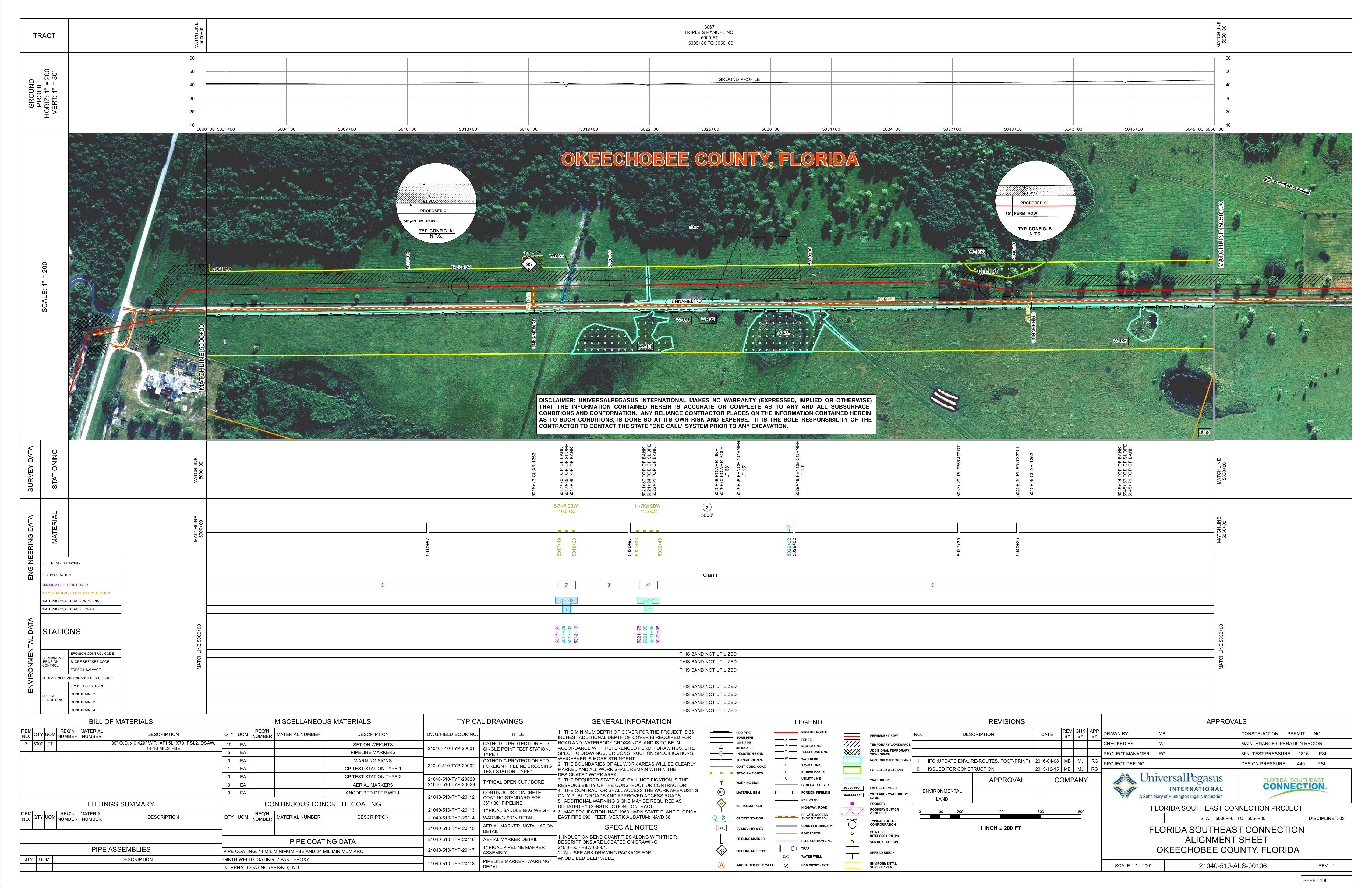 21040-510-ALS-00106 STA: 5000+00 TO 5050+00, OKEECHOBEE COUNTY, FLORIDA