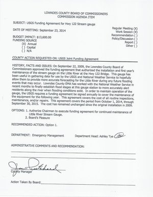 [6.e. USGS Funding Agreement for Hwy 122 Stream Gauge]