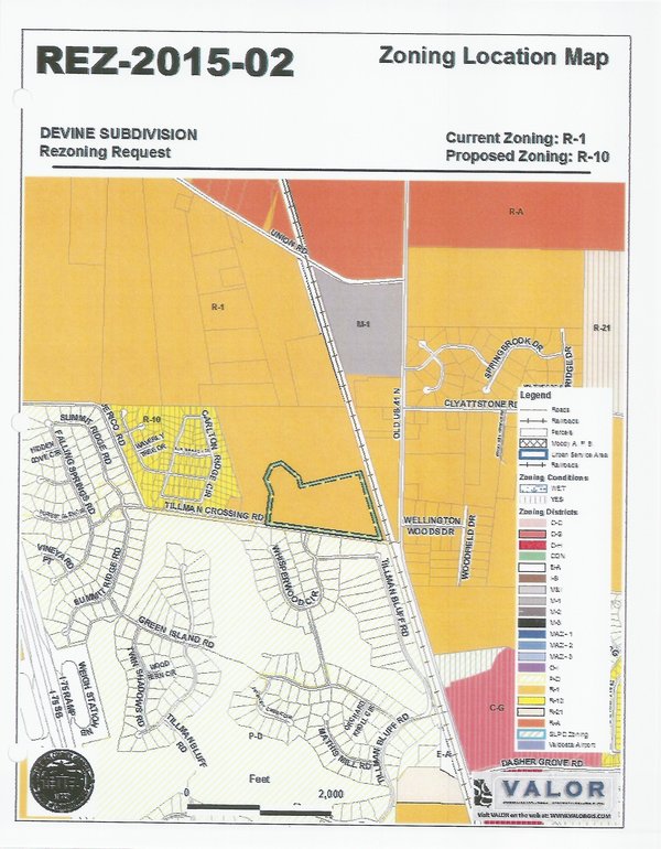 Zoning Location Map