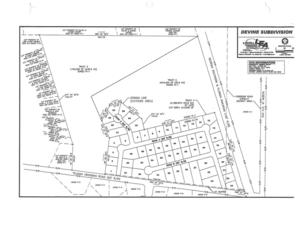 [Devine Subdivision Map]