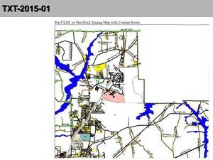 [Pre-ULDC or Pre-MAZ Zoning Map with Current Roads]