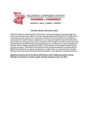 [Valdosta-Lowndes County Chamber of Commerce]