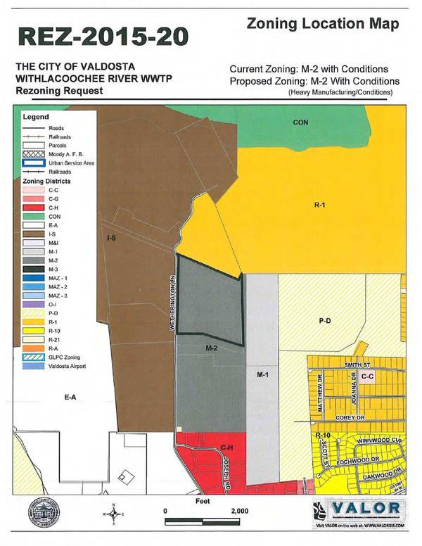 Zoning location map