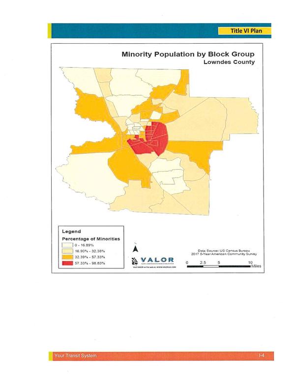 Minority Population by Block Group