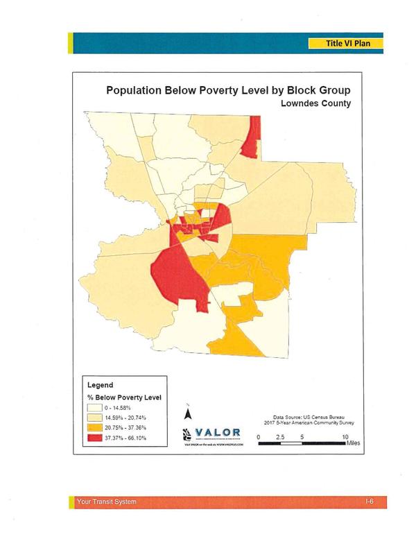 Population Below Poverty Level by Block Group