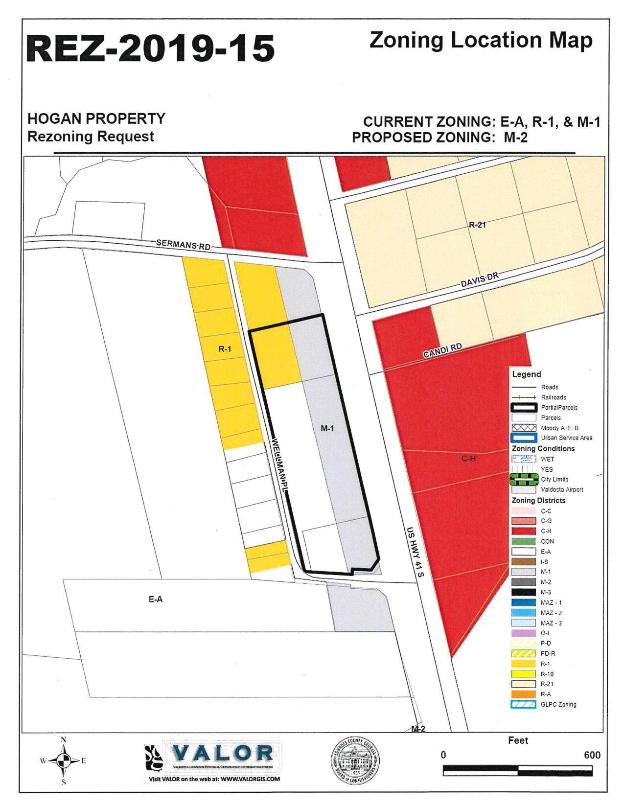 Zoning Location Map