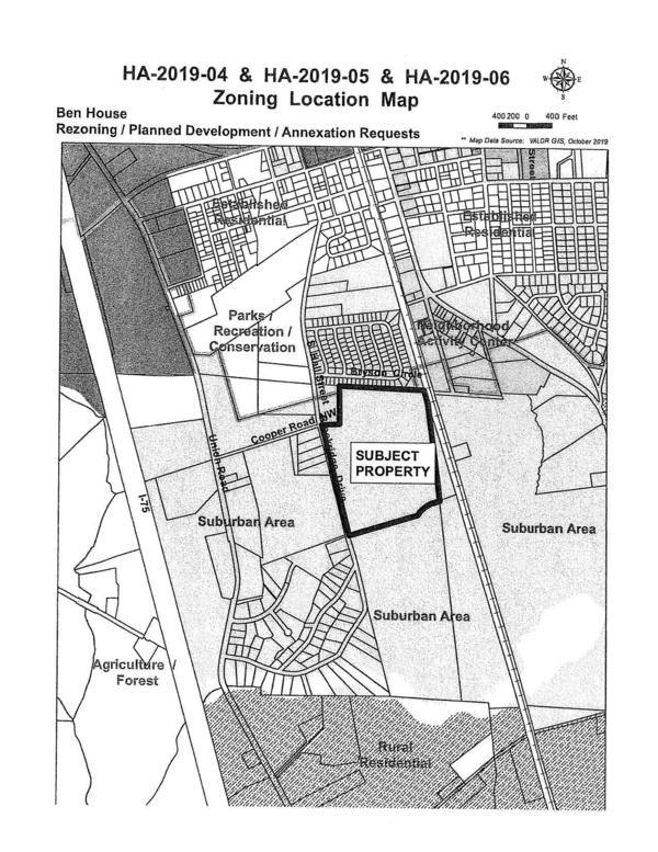 Zoning Location Map