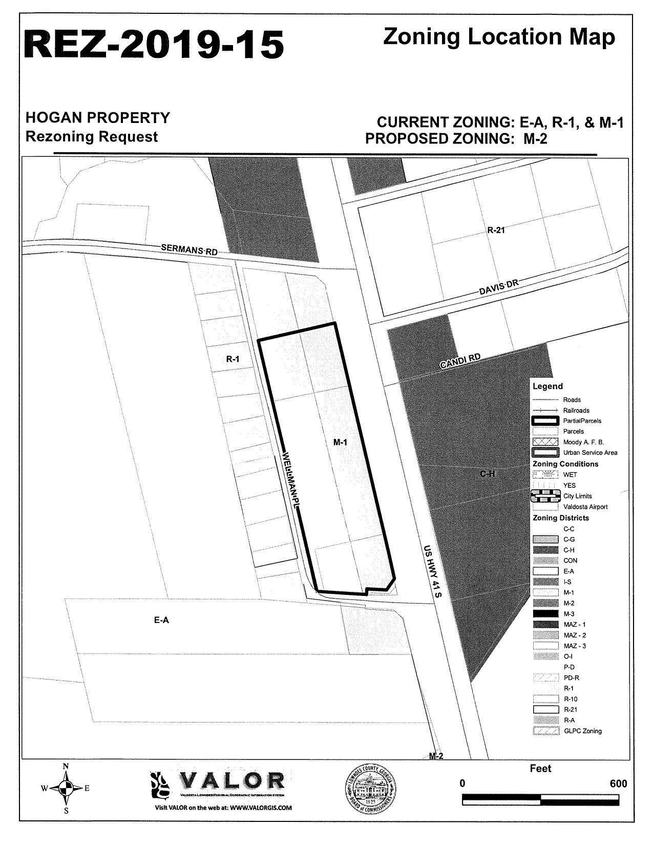 Zoning Location Map