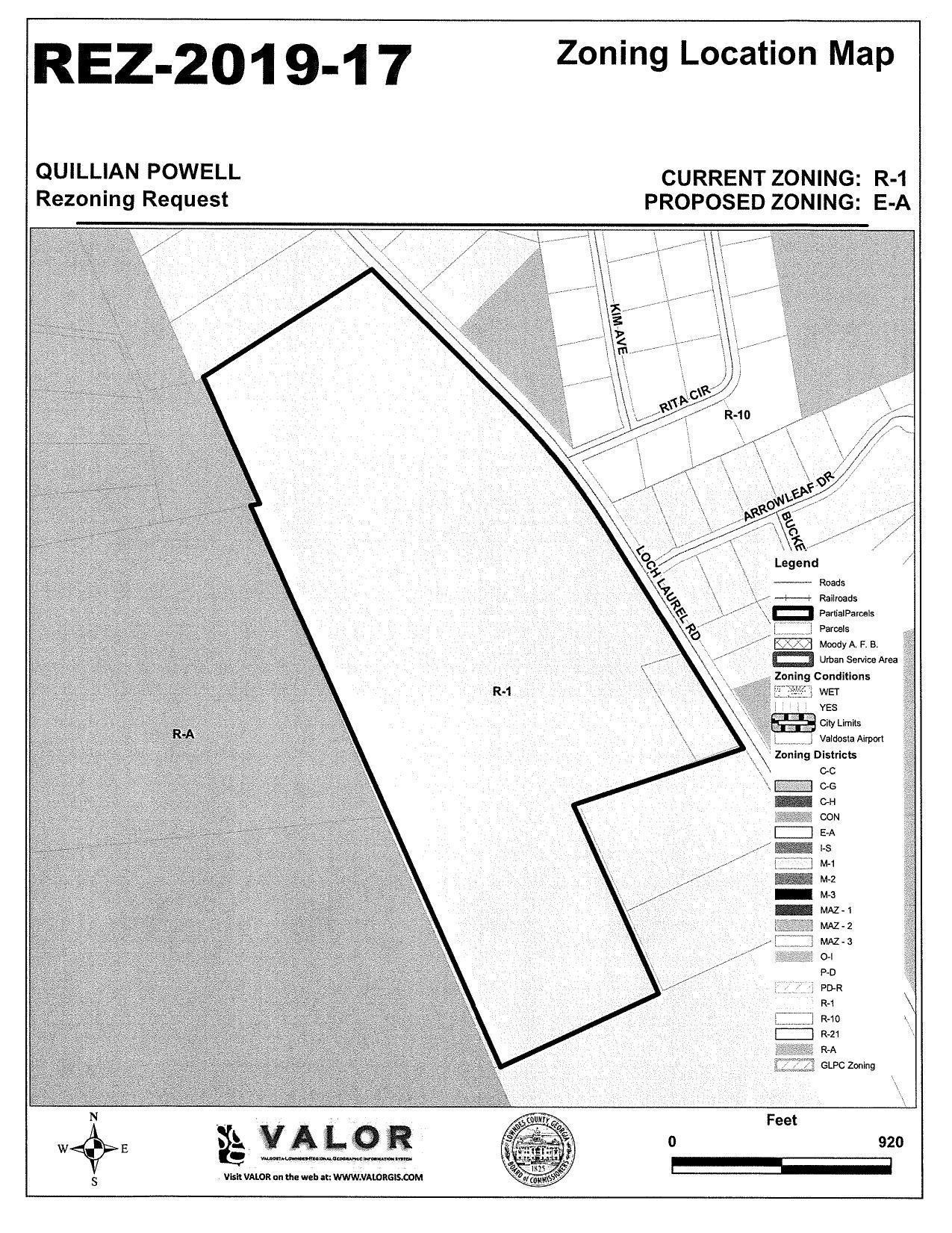 Zoning Location Map