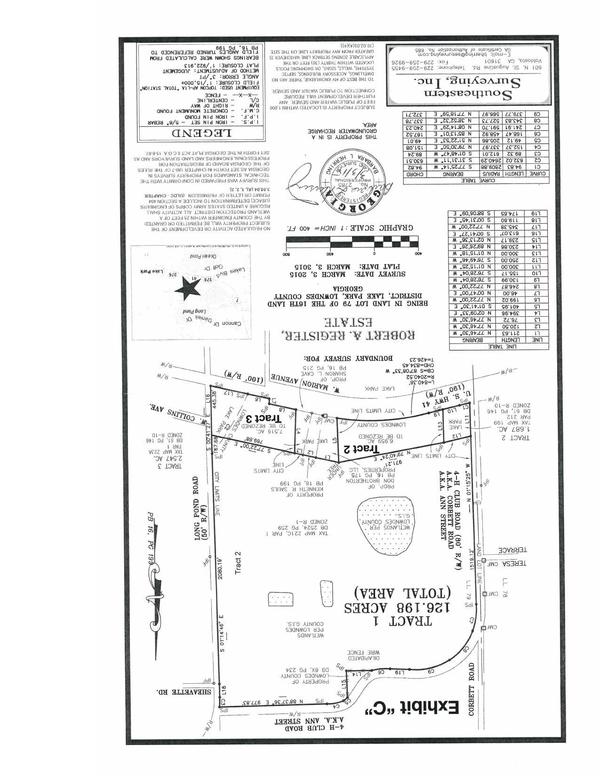 Exhibit C: Survey: Robert A. Register Estate