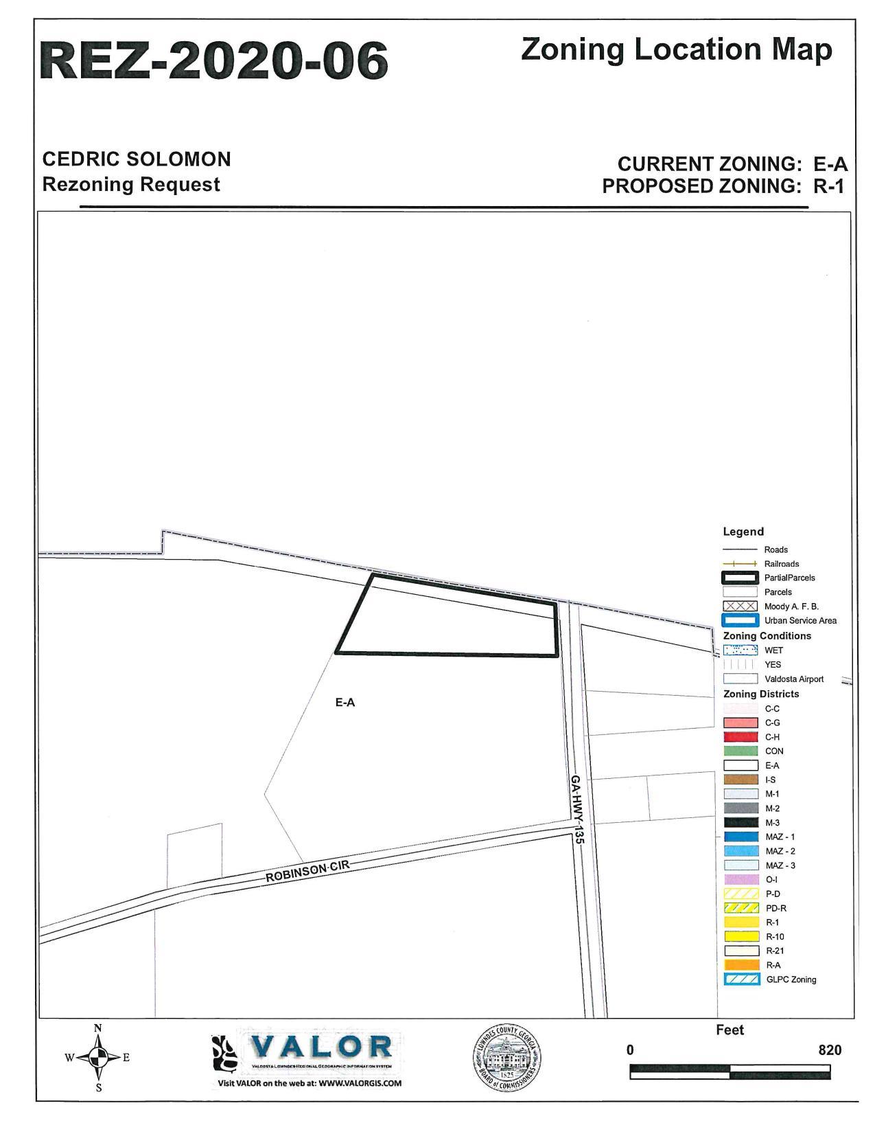 Zoning Location Map