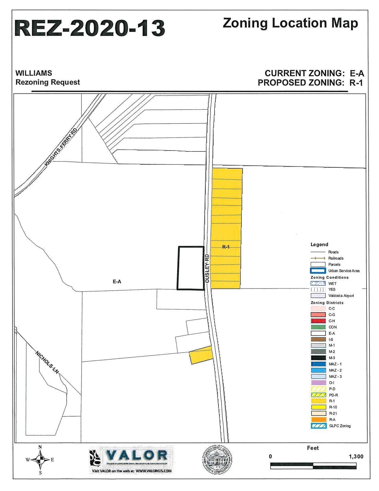 Zoning Location Map