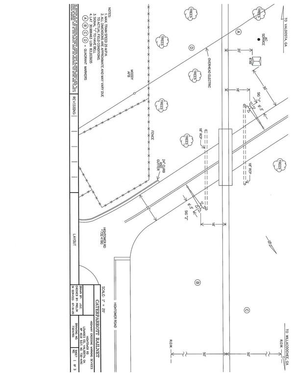 Plat: Highway Crossing Warning Devices