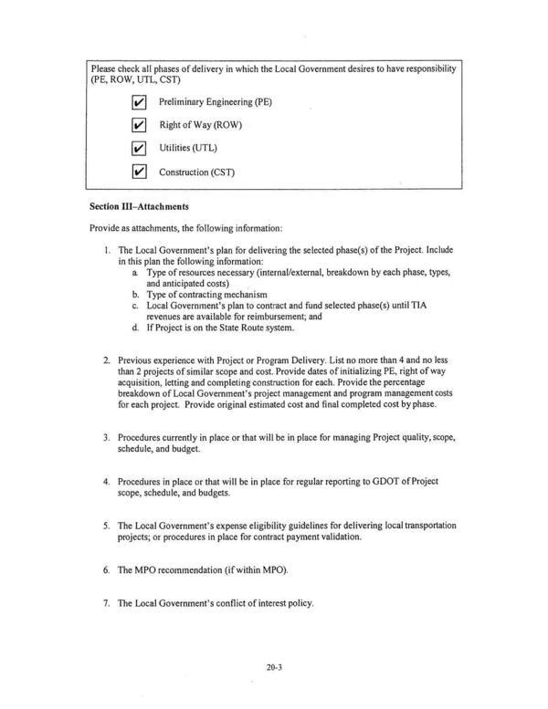 Section IlI-Attachments