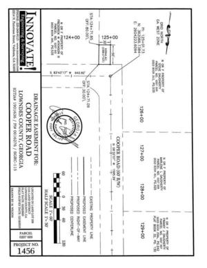 [Plat: Drainage Easement for Cooper Road]