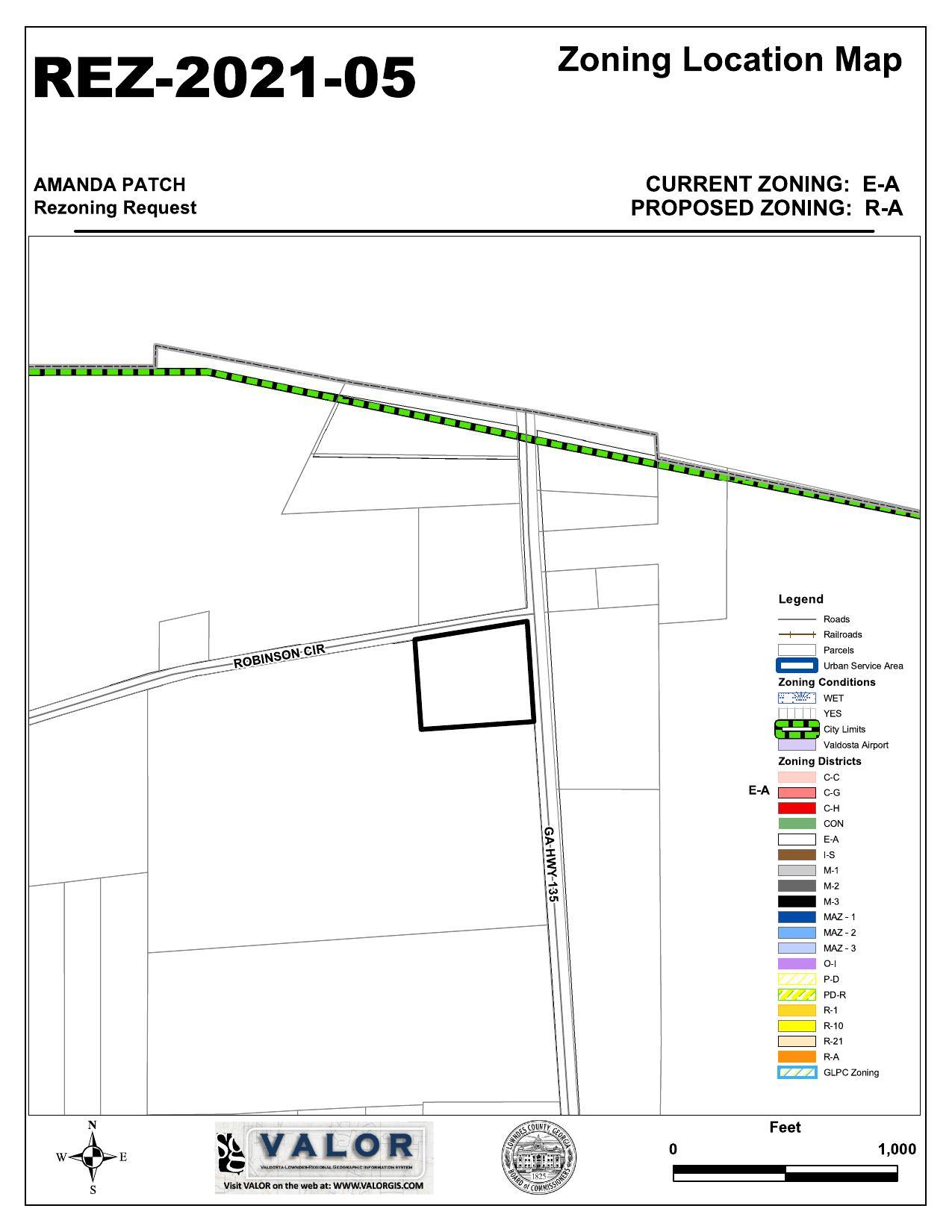 Zoning Location Map