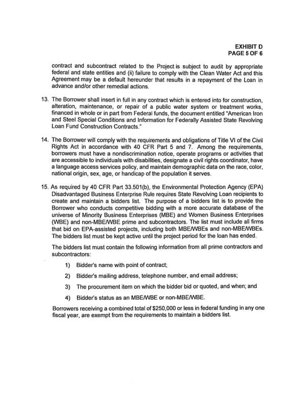 borrowers must have a nondiscrimination notice, operate programs or activities that