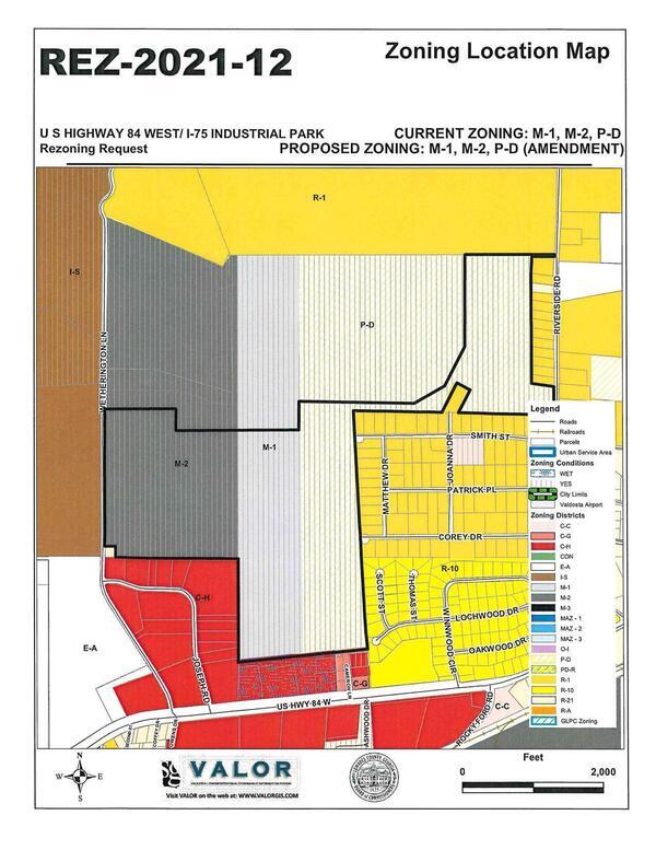 Zoning Location Map