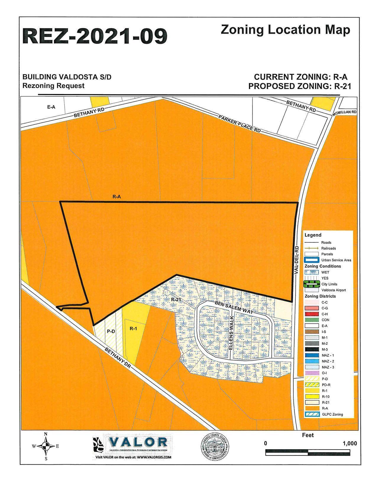 Zoning Location Map