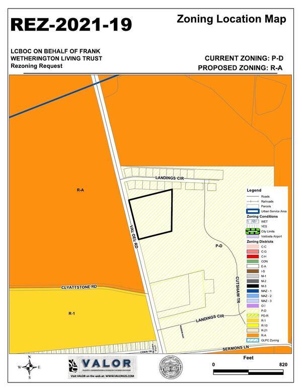 Zoning Location Map