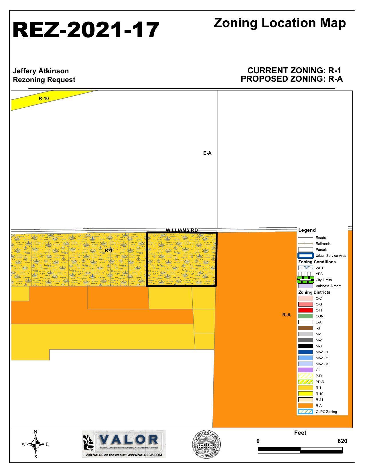 Zoning Location Map