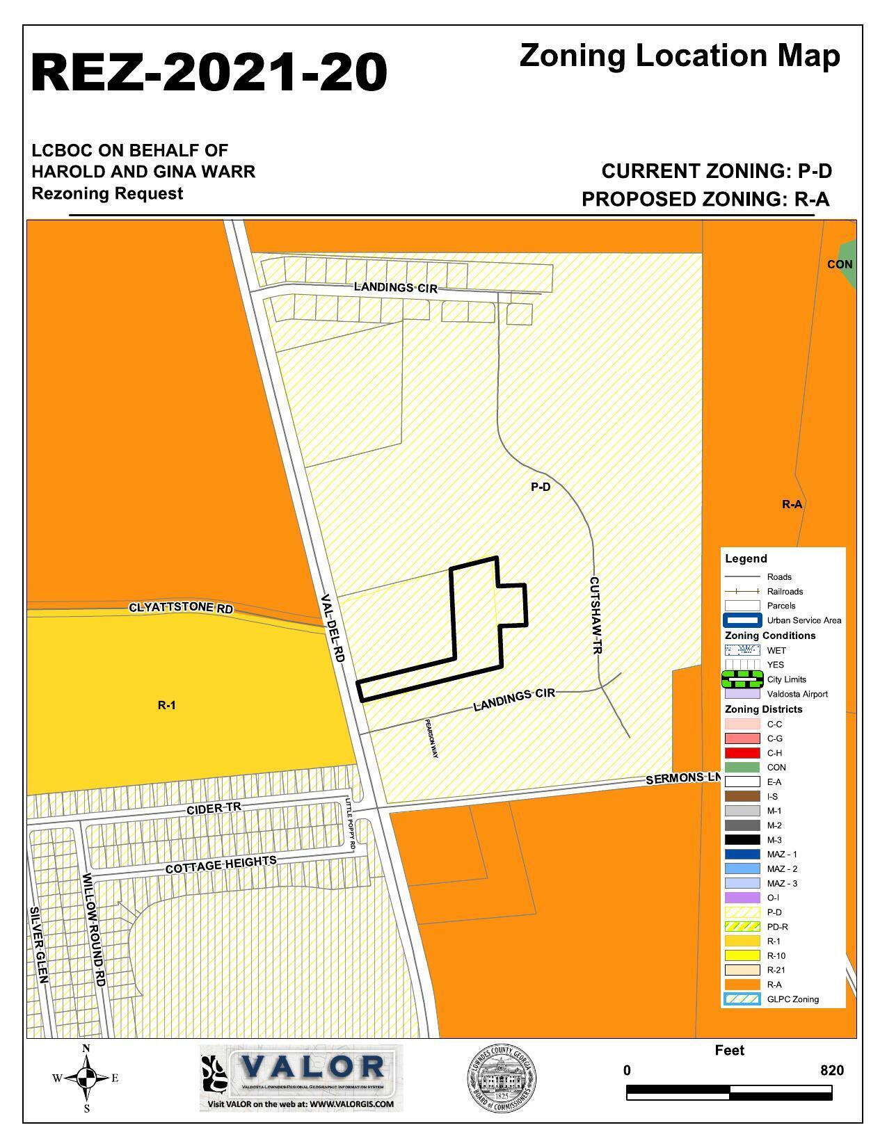 Zoning Location Map