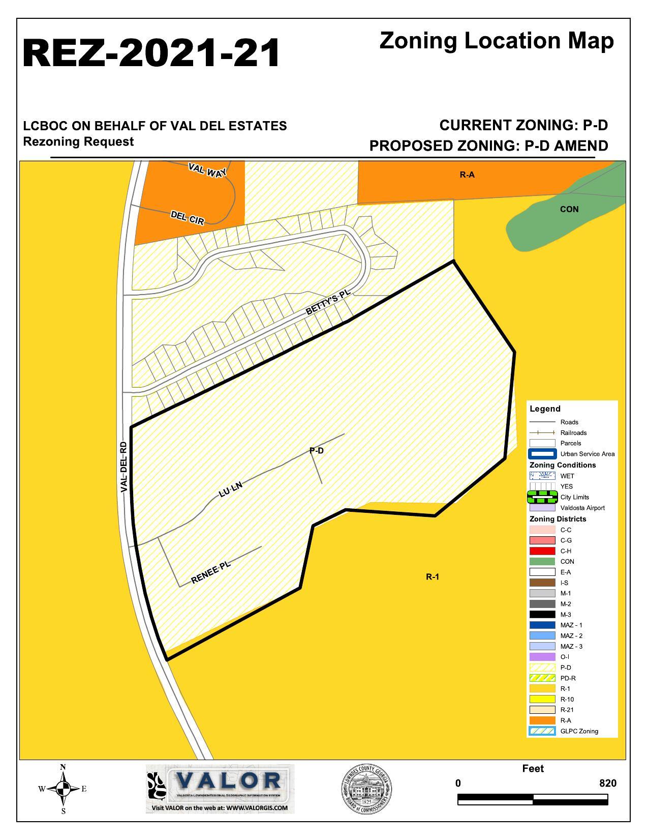 Zoning Location Map