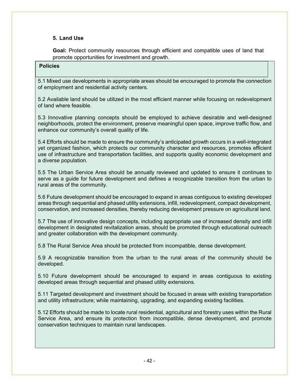 5. Land Use (1 of 2)