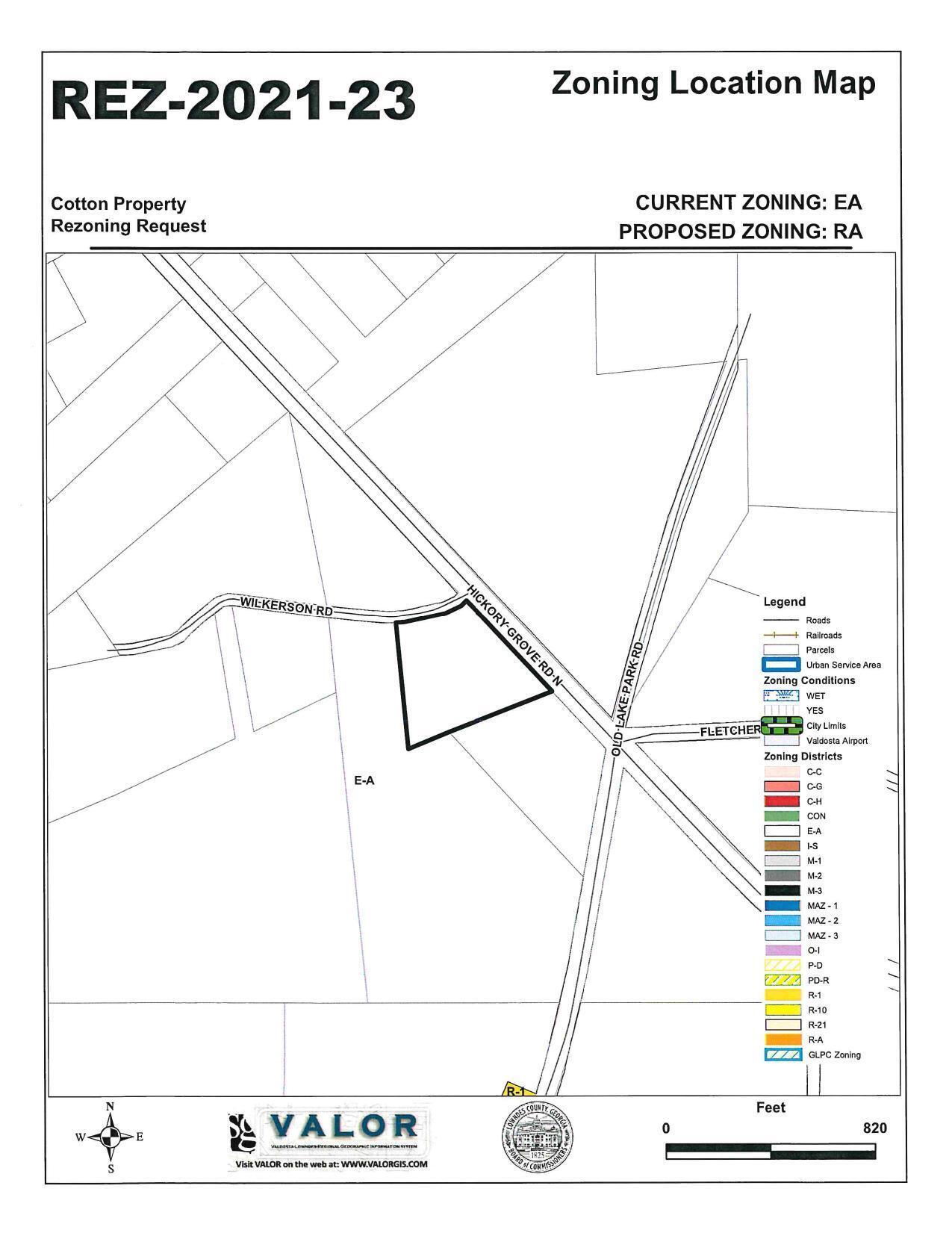 Zoning Location Map