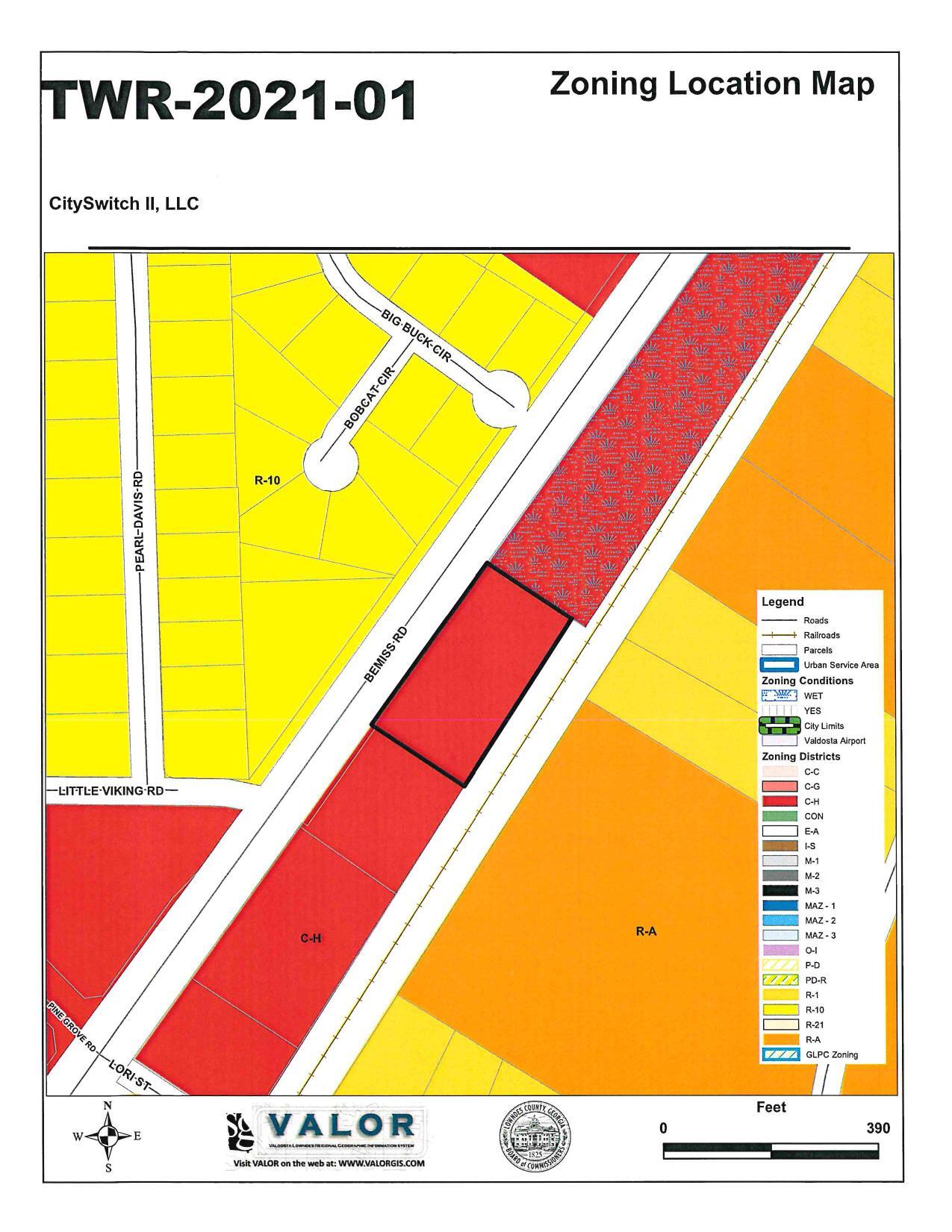 Zoning Location Map