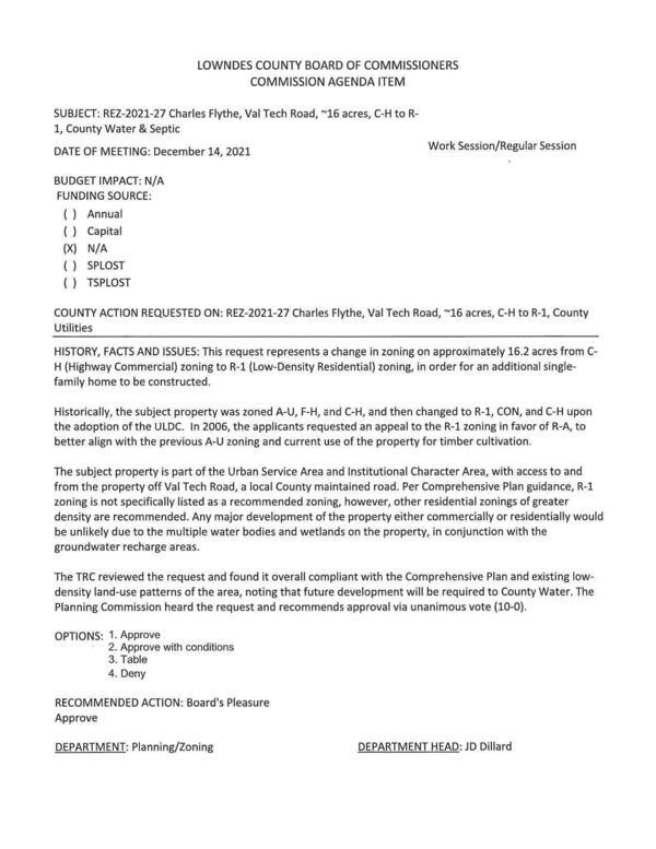 [for an additional single-family home to be constructed. TRC for. GLPC for 10:0.]