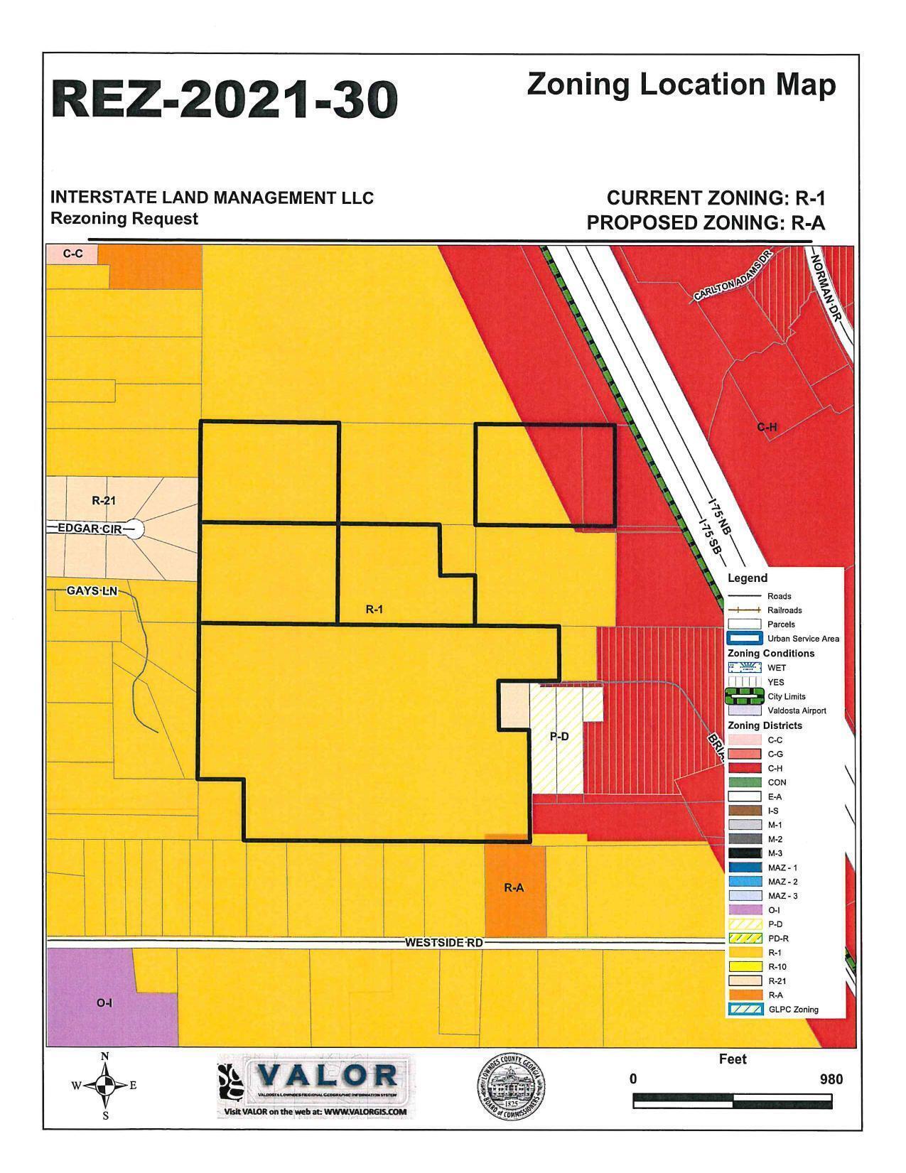 Zoning Location Map