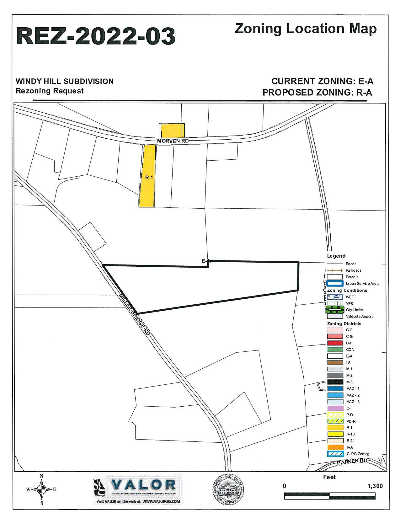 Zoning Location Map