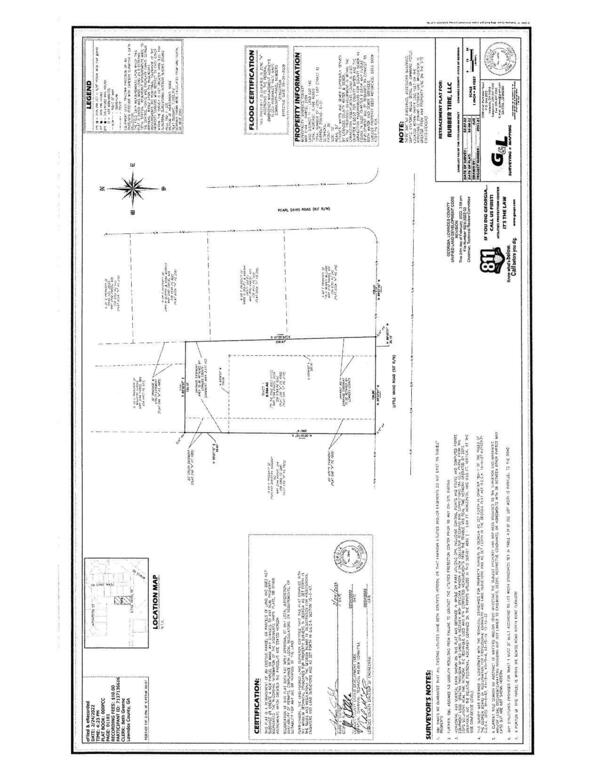 Map: Retracement Plat for Rubber Tire, LLC