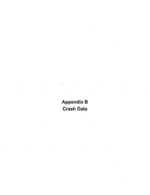 [Appendix B: Crash Data]