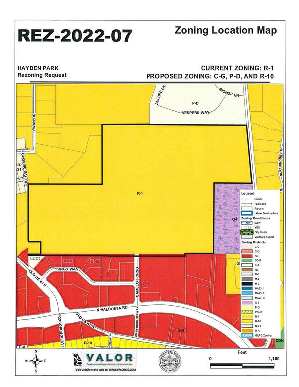 Zoning Location Map