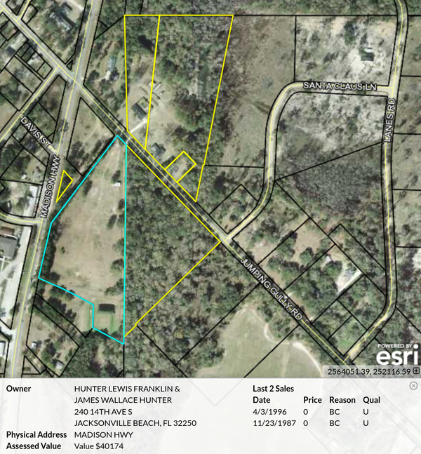 Map: Hunter, Madison Highway