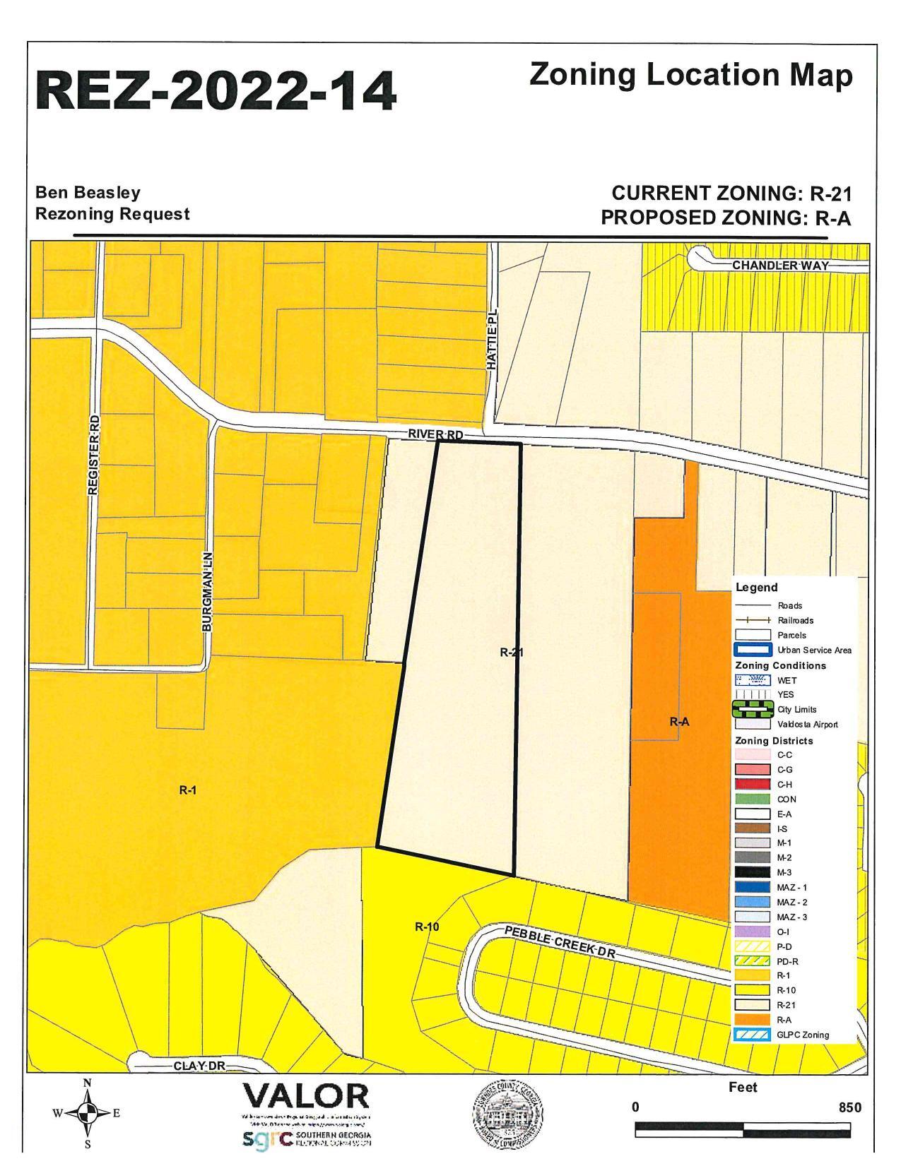 Zoning Location Map