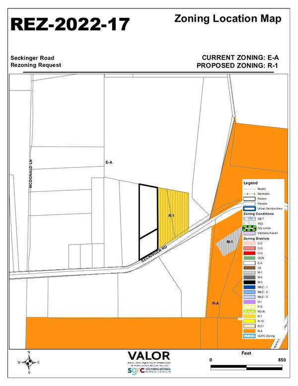 Zoning Location Map