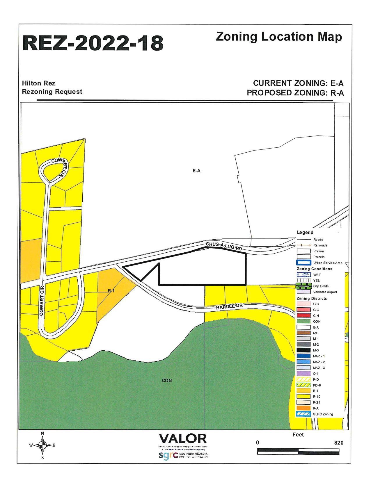 Zoning Location Map