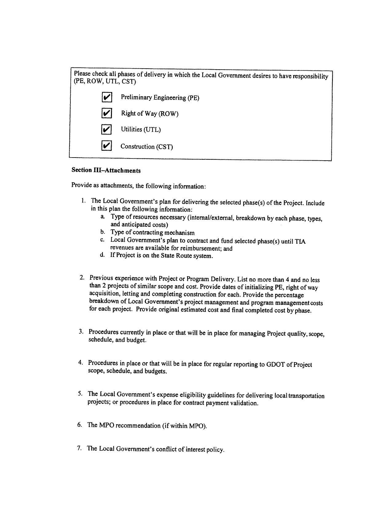 Section IN-Attachments