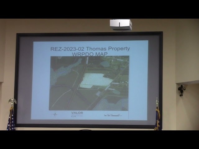 6.a. REZ-2023-02 Thomas Property, Madison Hwy, R-1 to R-A, Well \u0026 Septic