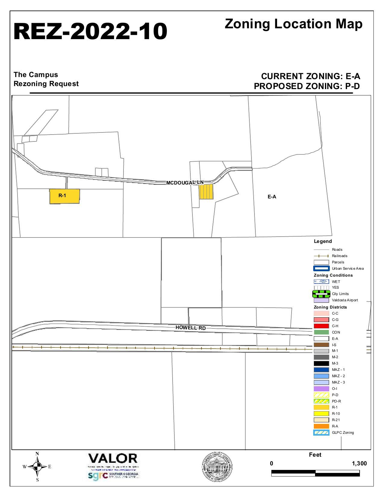 Zoning Location Map