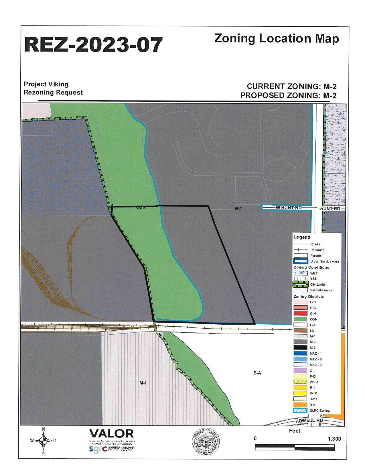 Zoning Location Map