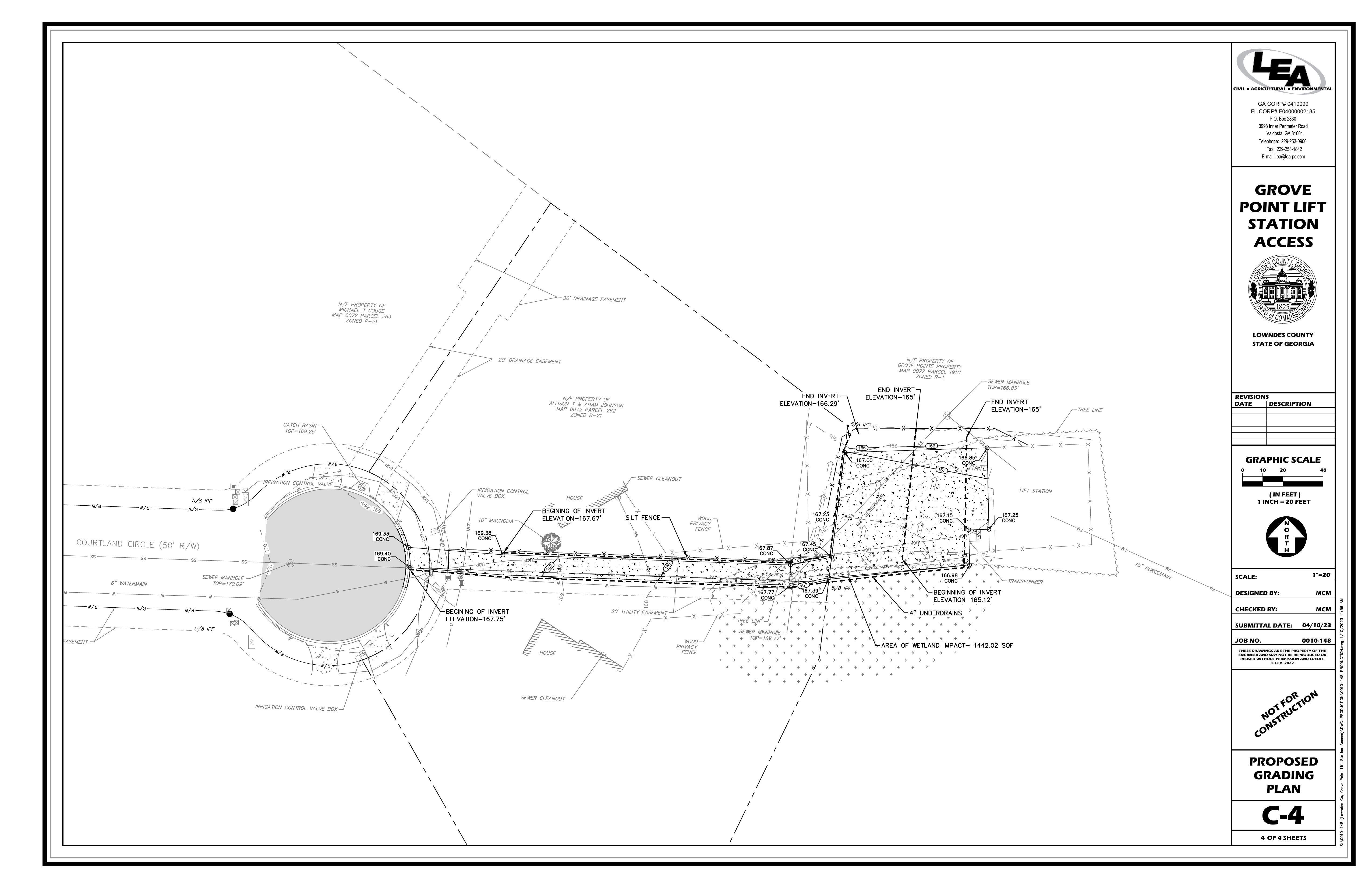 Proposed Grading Plan