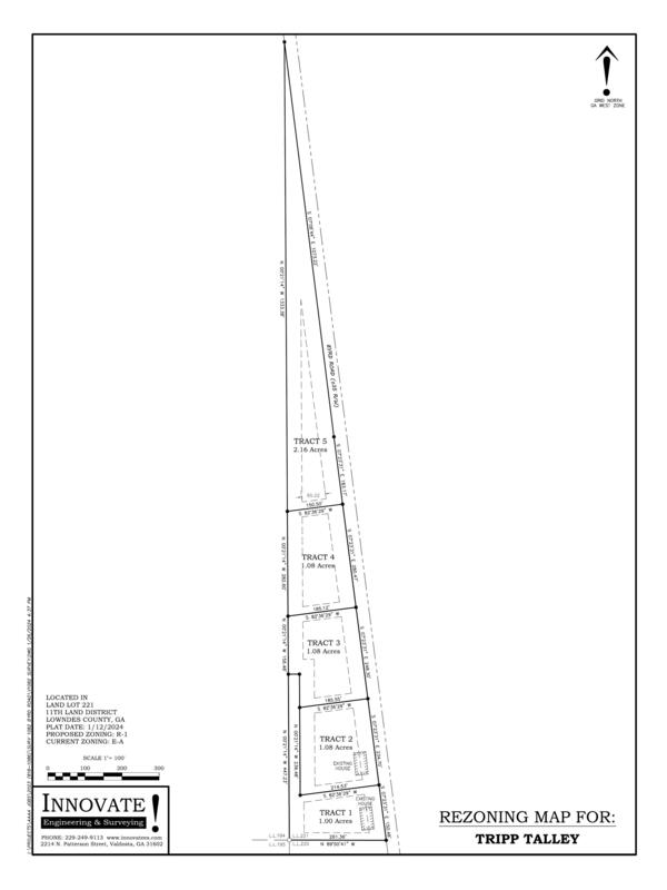 Rezoning Map for Tripp Talley